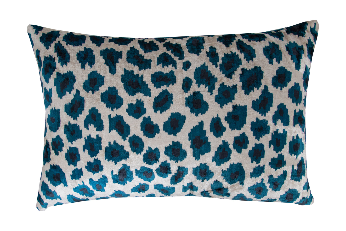 Silk Velvet Ikat Cushion