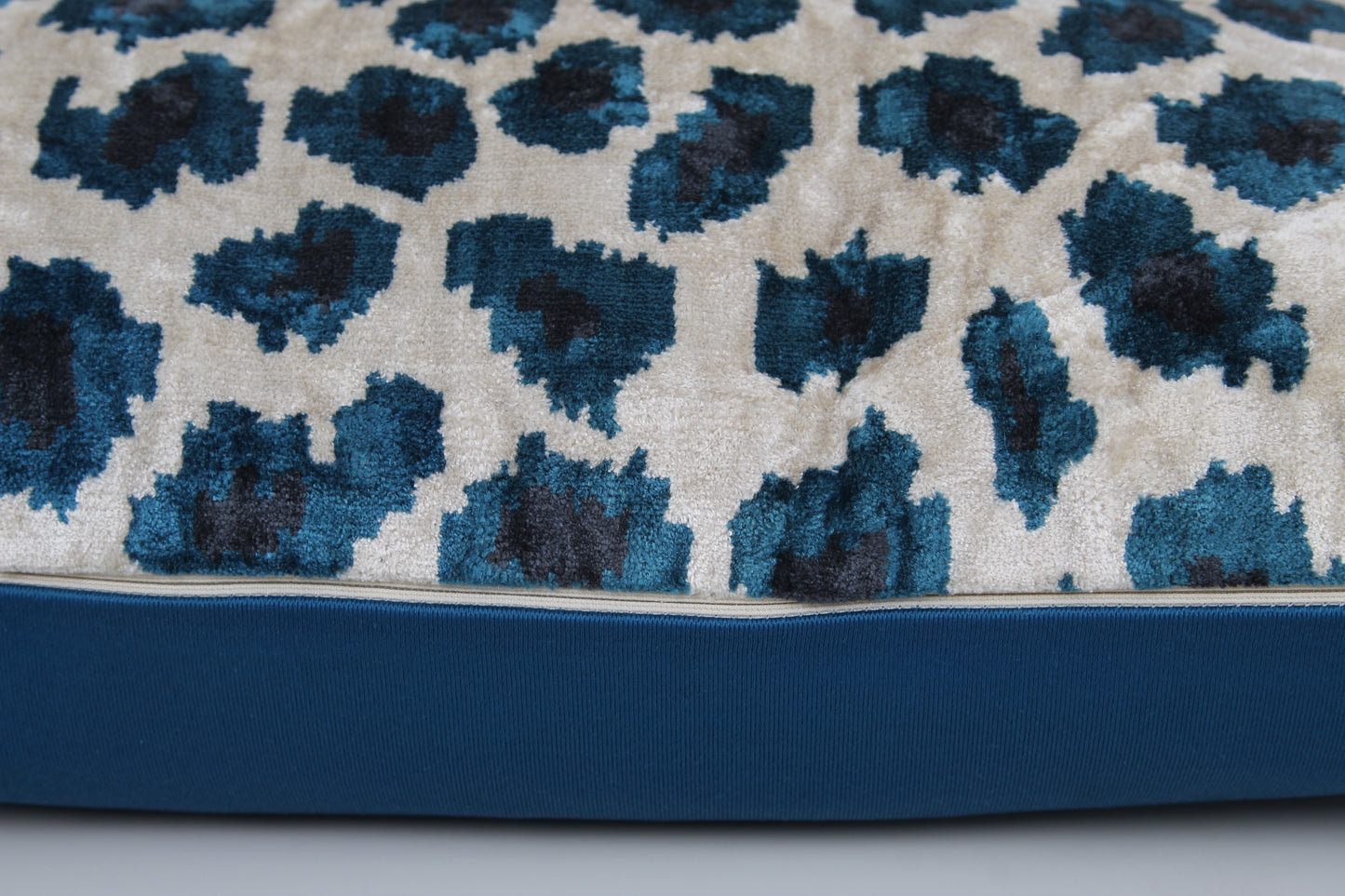 Silk Velvet Ikat Cushion